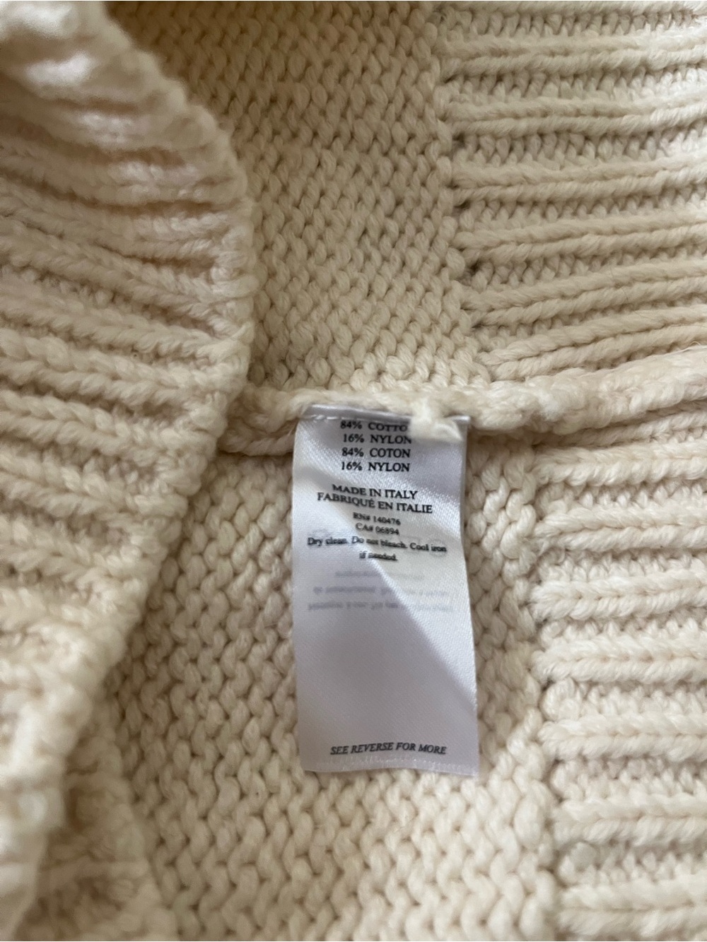 Faherty Cream Cardigan - Picture 10 of 11